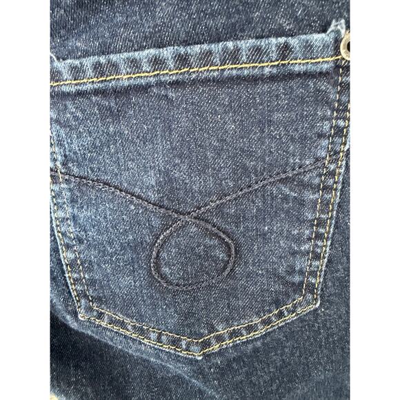 Benetton Dark Wash Skinny Jeans Size 25 Regular Rise Stretch Denim - Picture 8 of 9